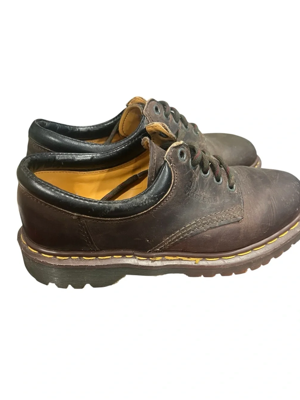 Vtg Dr. Martens 8053 Crazy Horse Leather Shoes Oxford Doc Martens Y2K Size 7